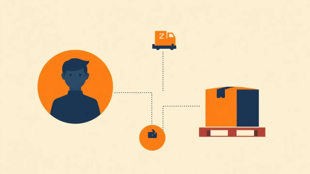 Two customer roles connected to different WooCommerce shipping options, pallet freight and small parcel